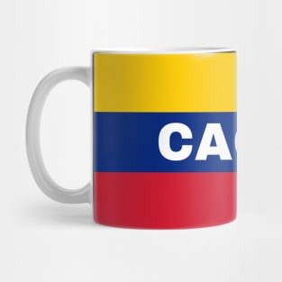 Cagua City in Venezuelan Flag Colors Mug